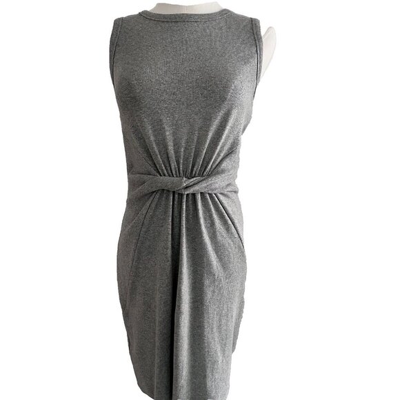 Elodie by Reformation Gray Sleeveless Midi S Dress - Picture 1 of 9